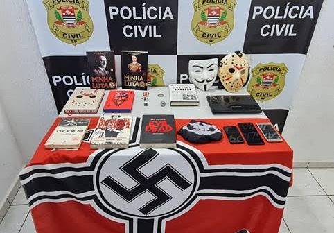 Operação da polícia apreende material de apologia ao nazismo em Araraquara