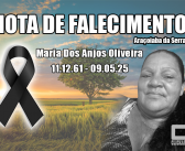 Nota de Falecimento 09/05/25