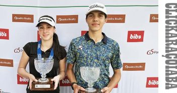Arthur Fernandes e Alexa Alonso brilham no Golfe Juvenil de SP em Araçoiaba da Serra