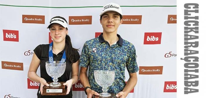 Arthur Fernandes e Alexa Alonso brilham no Golfe Juvenil de SP em Araçoiaba da Serra