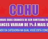 Sorteio da CDHU em Araçoiaba da Serra: Análise de Aurélio Fidêncio revela variações astronômicas nas chances conforme a categoria do inscrito.