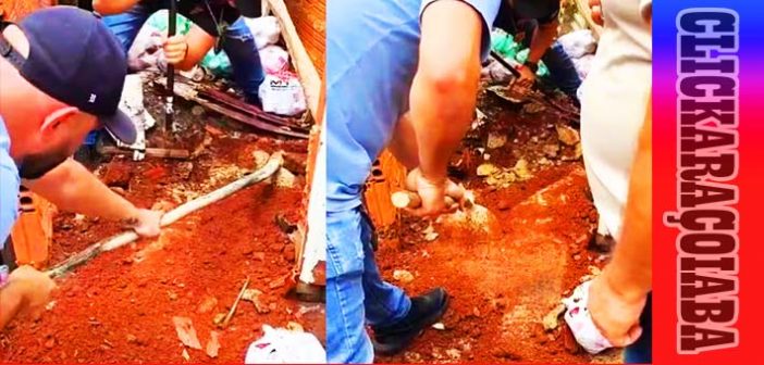 Mãe e padrasto são presos após executar e concretar corpo de criança no quintal de casa
