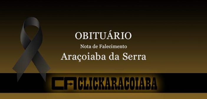 Nota de falecimento 23/10/25